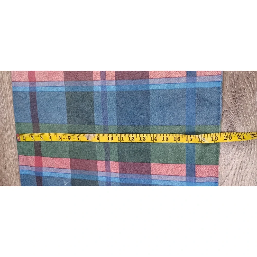 Lot of‎ 4 Pillow Cases Random Assortment Mixture Red Blue White Plaid Floral